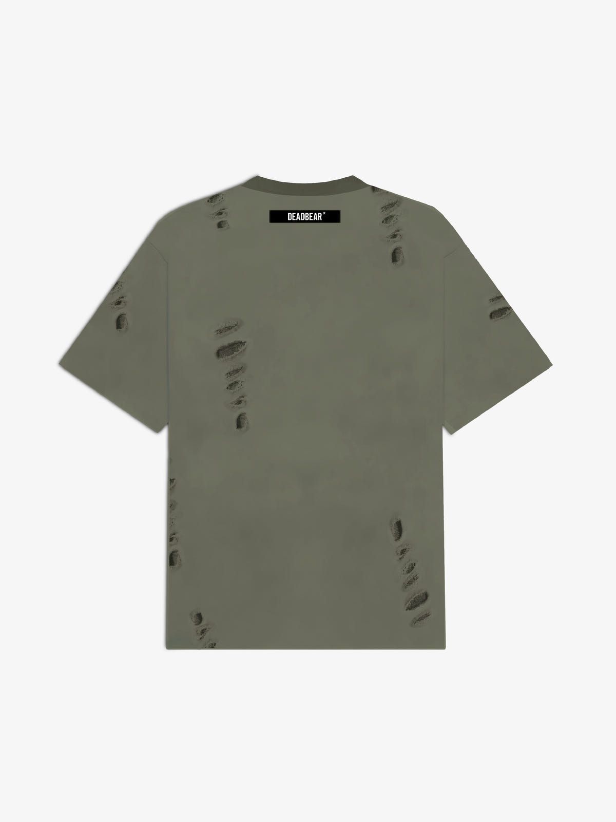 Distressed Olive Tee - image 2