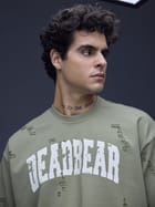 Distressed Olive Tee view 3