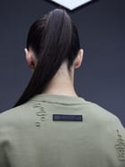 Distressed Olive Tee view 7