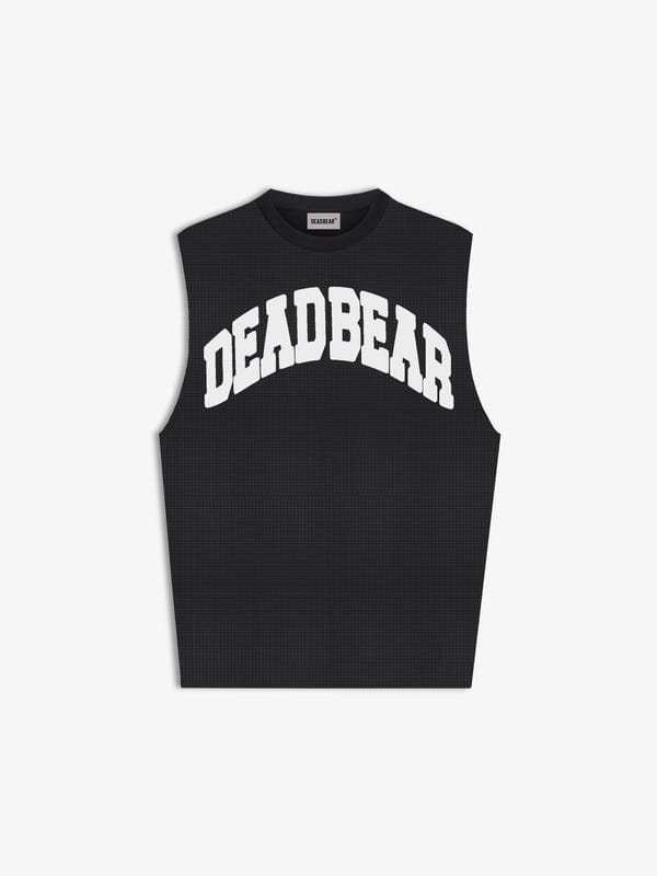 Deadbear — Waffle Tank Black