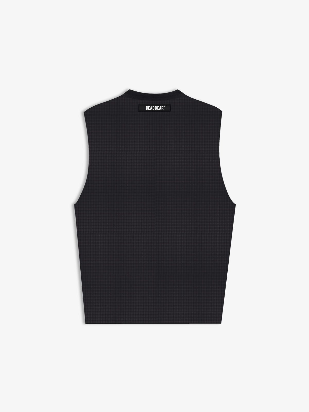 Waffle Tank Black - image 2