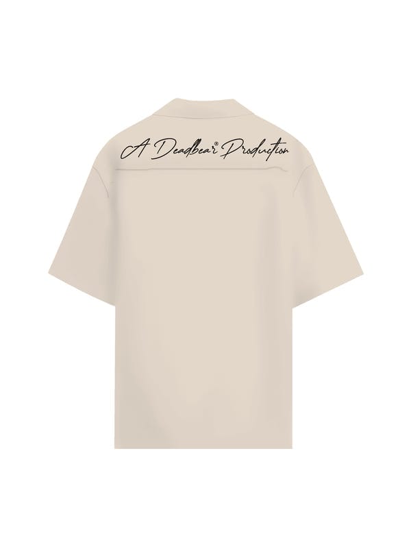 Deadbear — Bowling Shirt Stone Grey