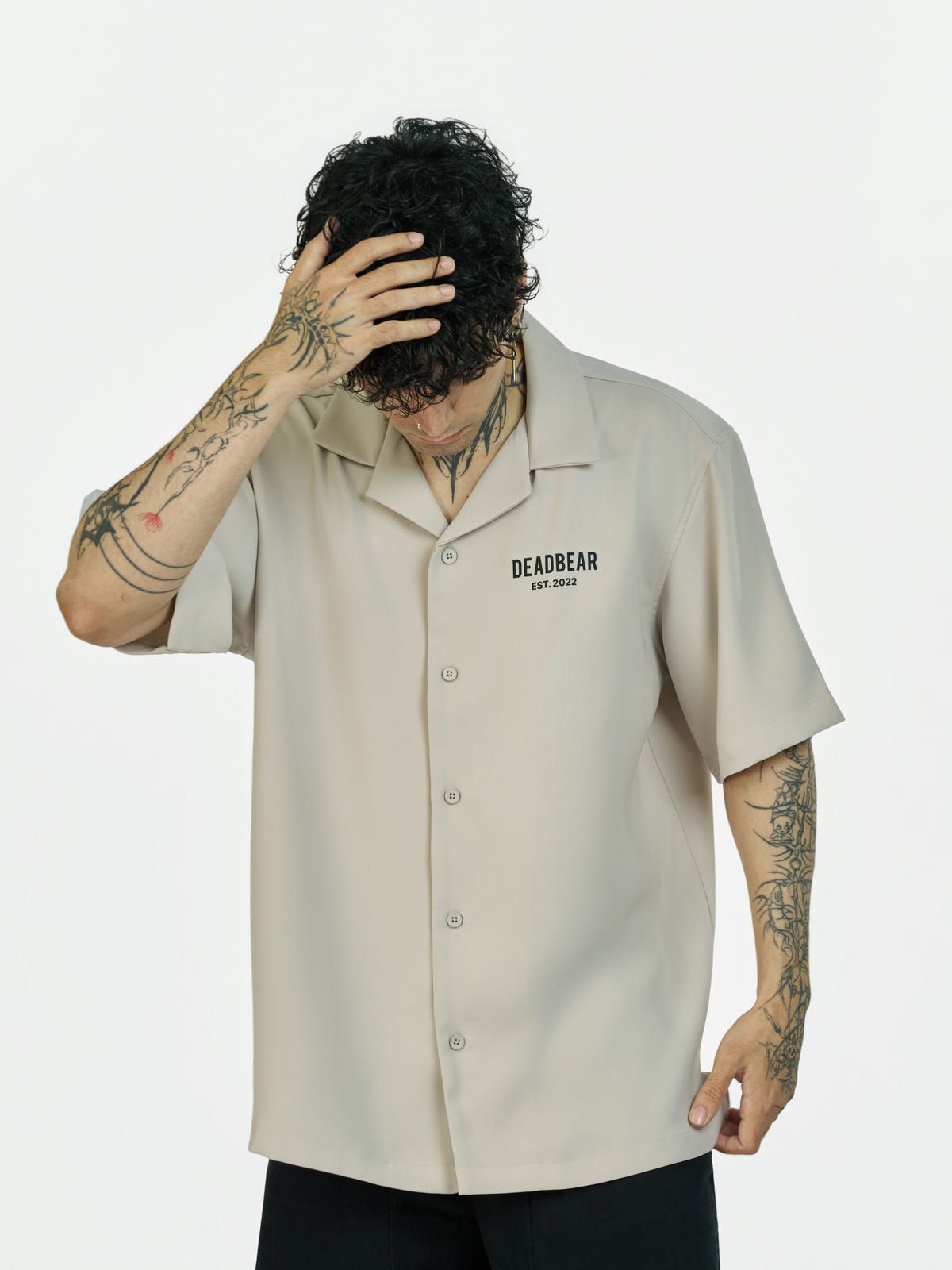 Bowling Shirt Stone Grey - image 7