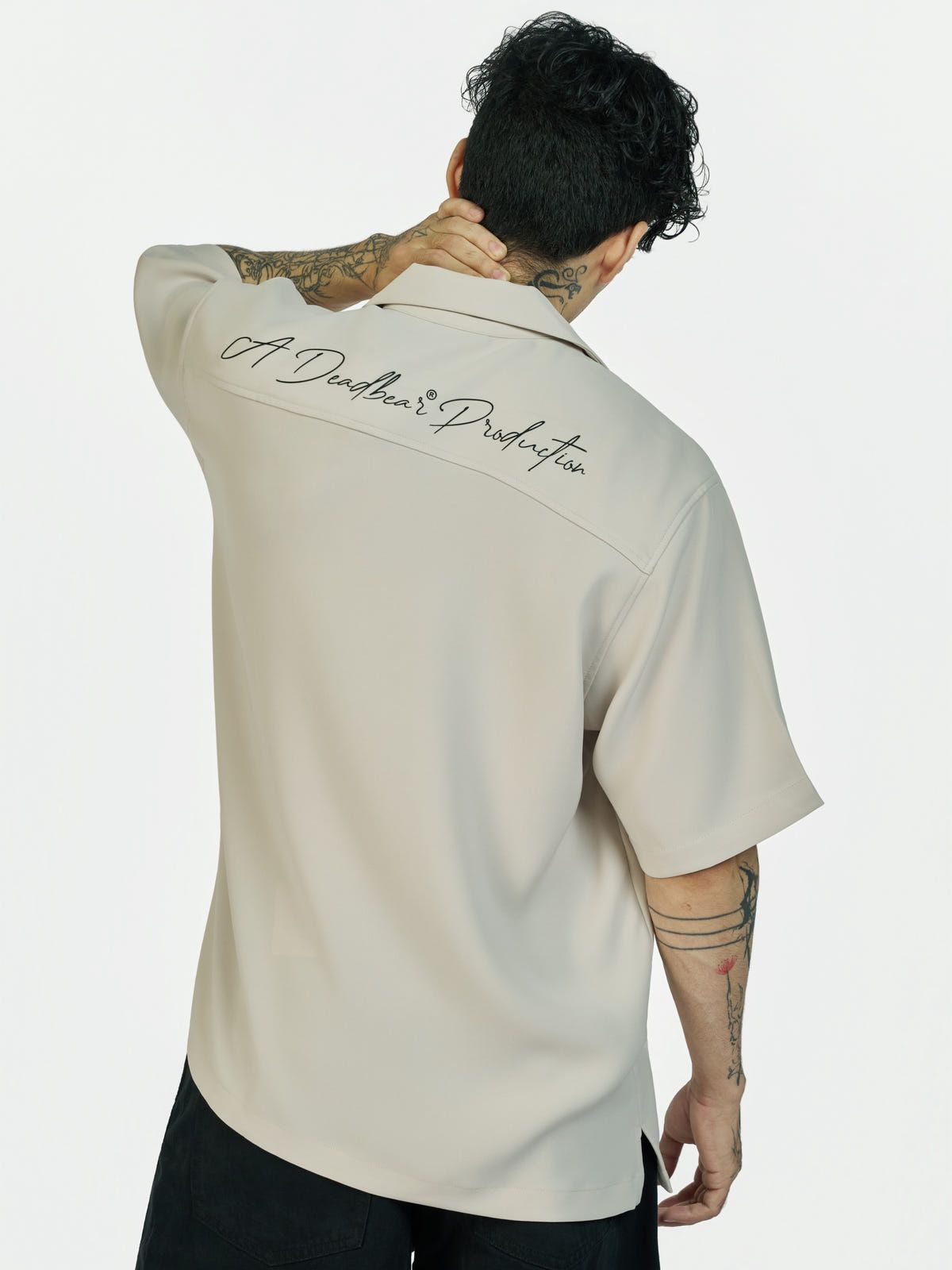 Bowling Shirt Stone Grey - image 8