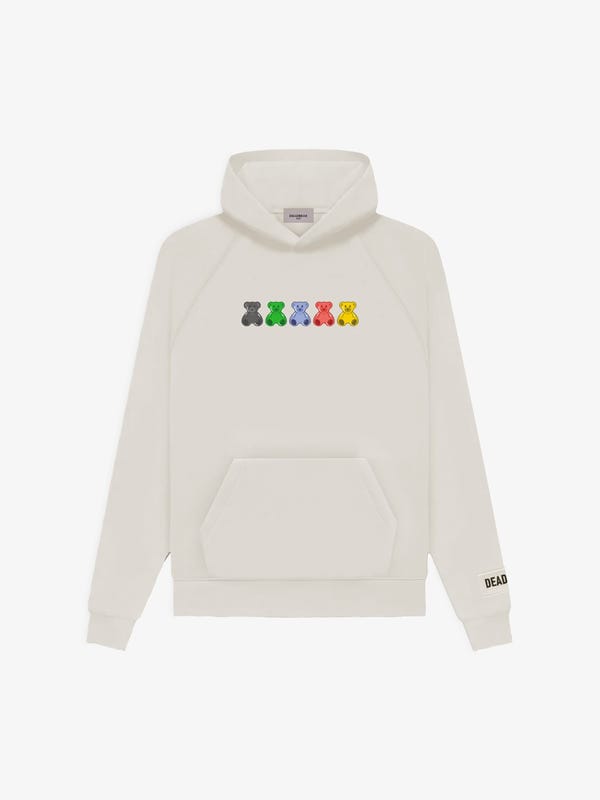 Deadbear — Gummy Bear Hoodie Cream White