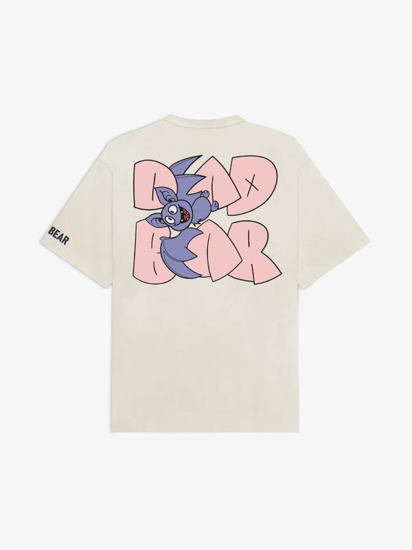 Deadbear — The Bat Tee Cream White