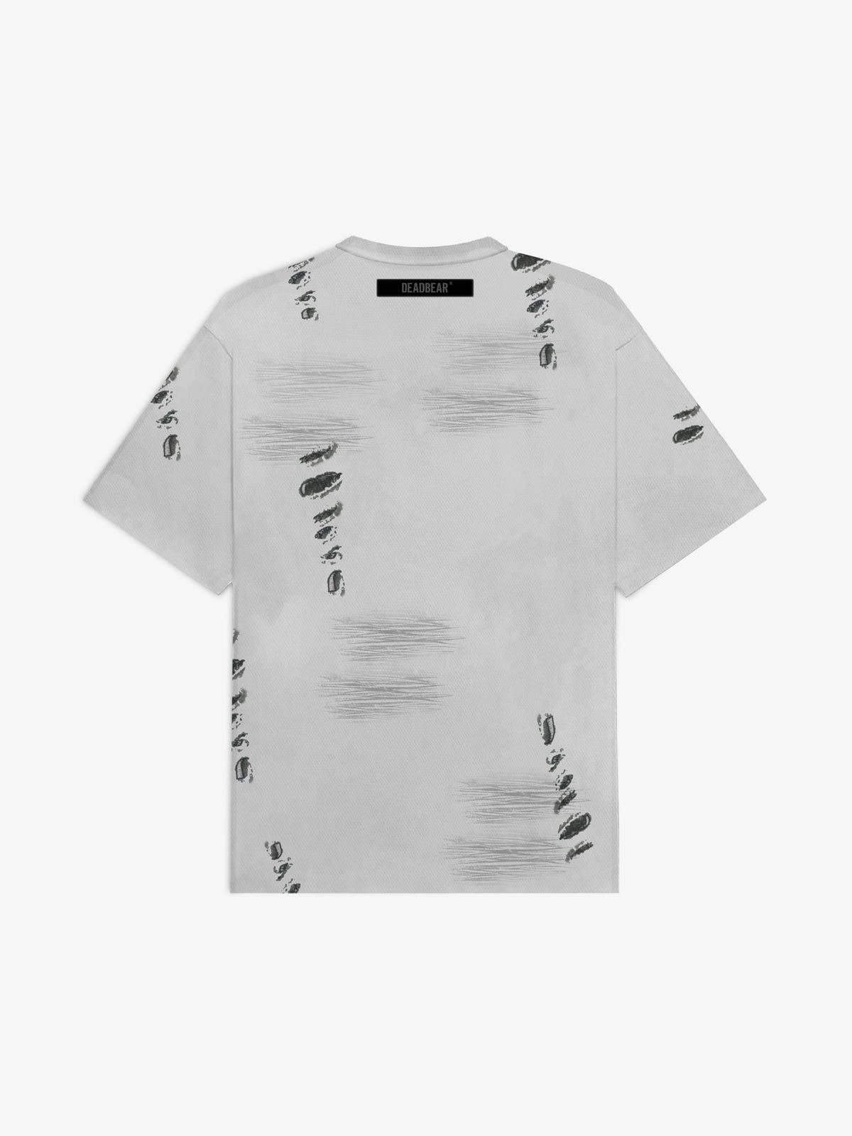 Distressed Washed Grey Tee - image 2