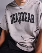 Distressed Washed Grey Tee view 3
