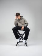 Basic Cloud Grey Hoodie view 4