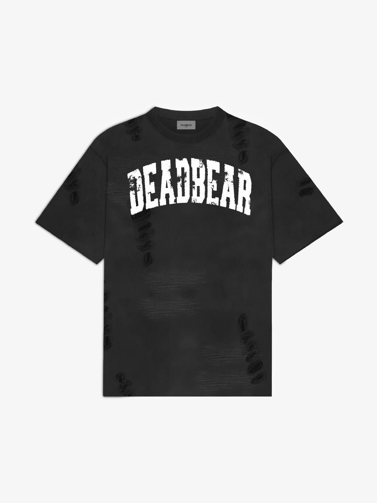 Distressed Washed Black Tee - image 1