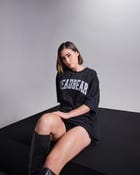 Distressed Washed Black Tee view 5