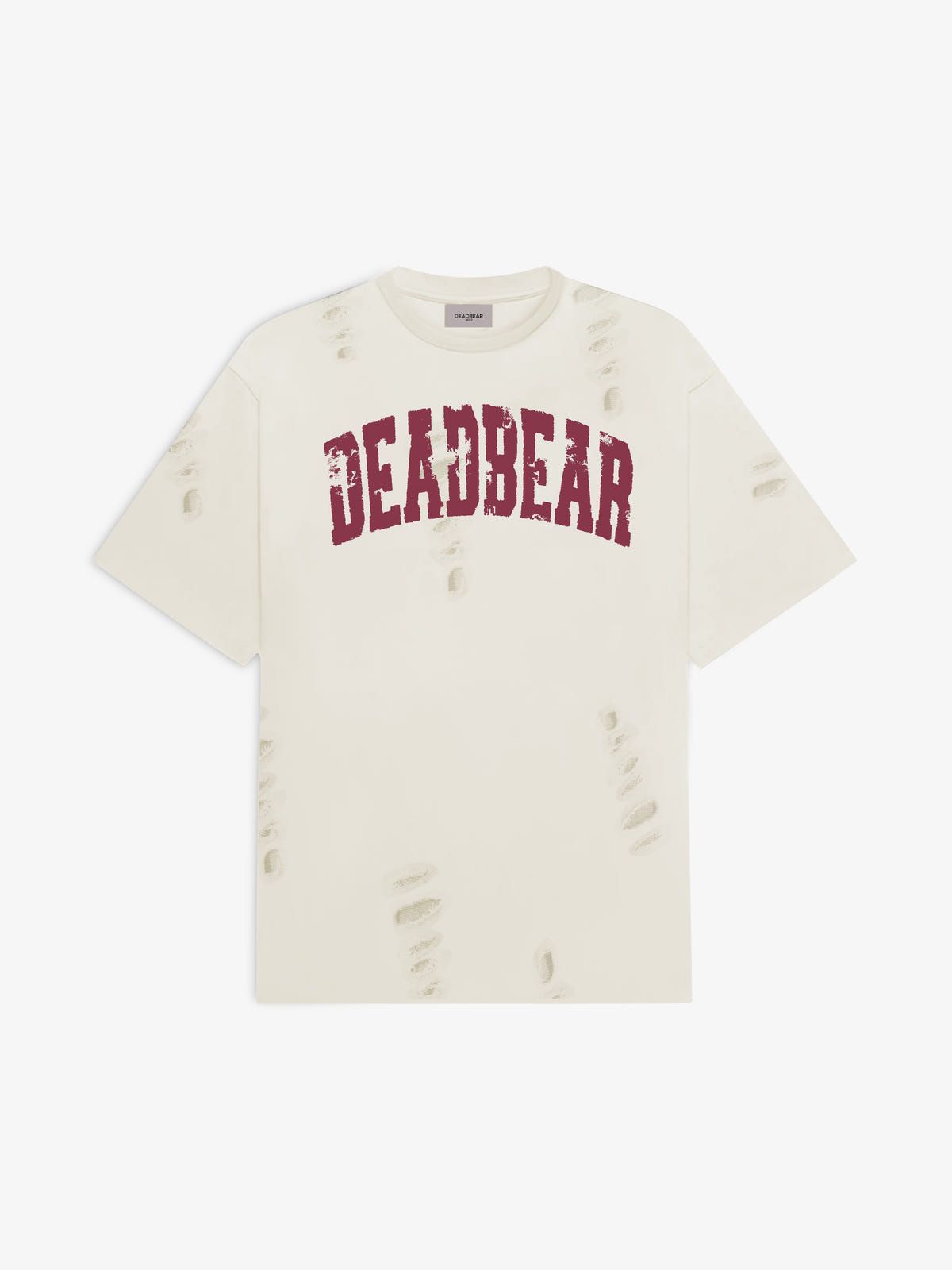 Distressed Cream White Tee 3.0 - image 1