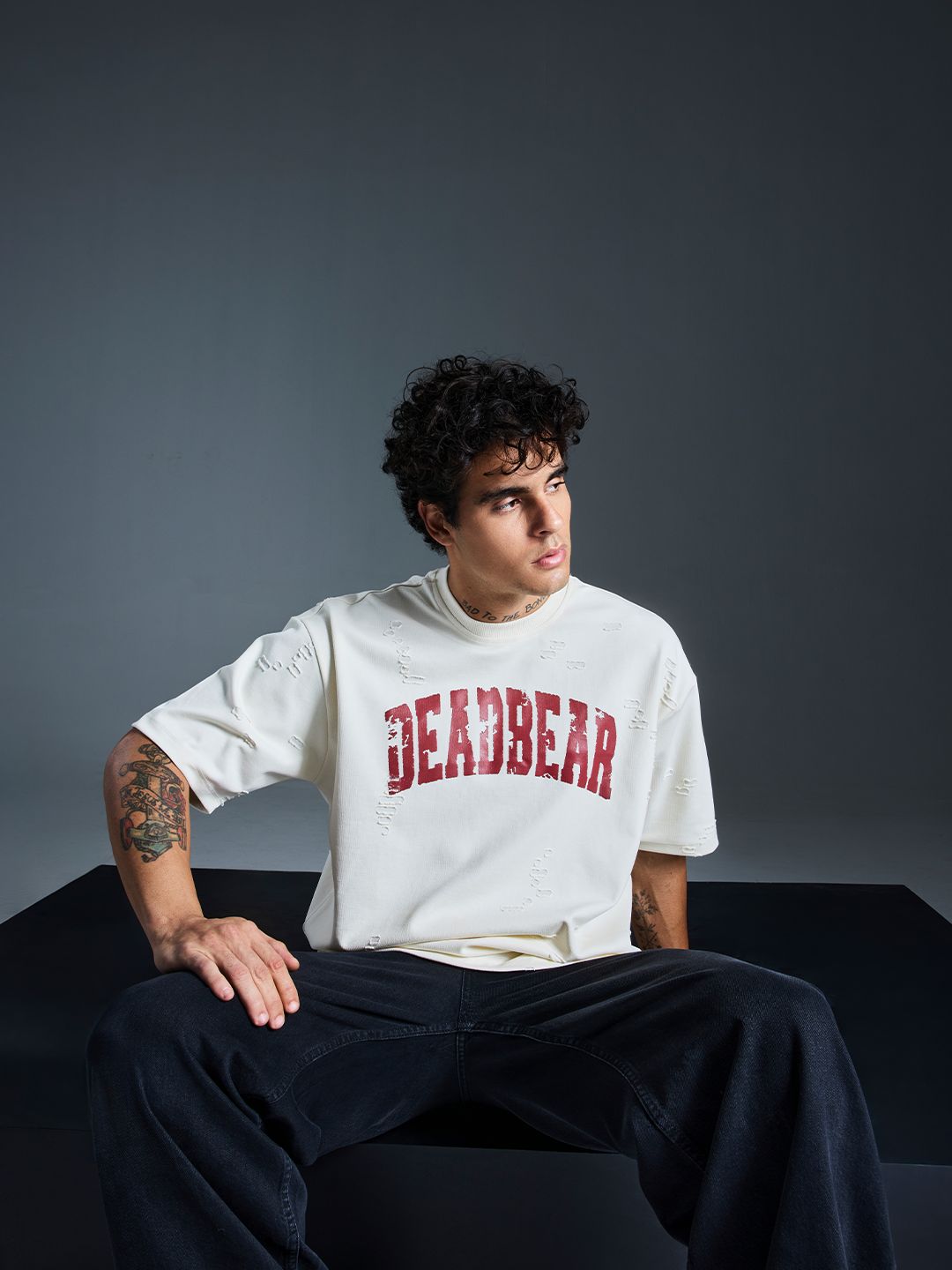 Distressed Cream White Tee 3.0 - image 3