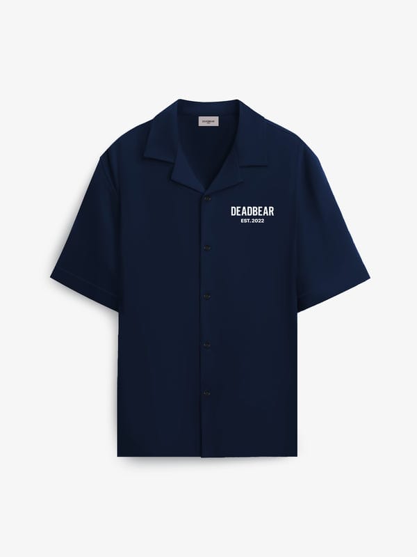 Deadbear — Bowling Shirt Blue