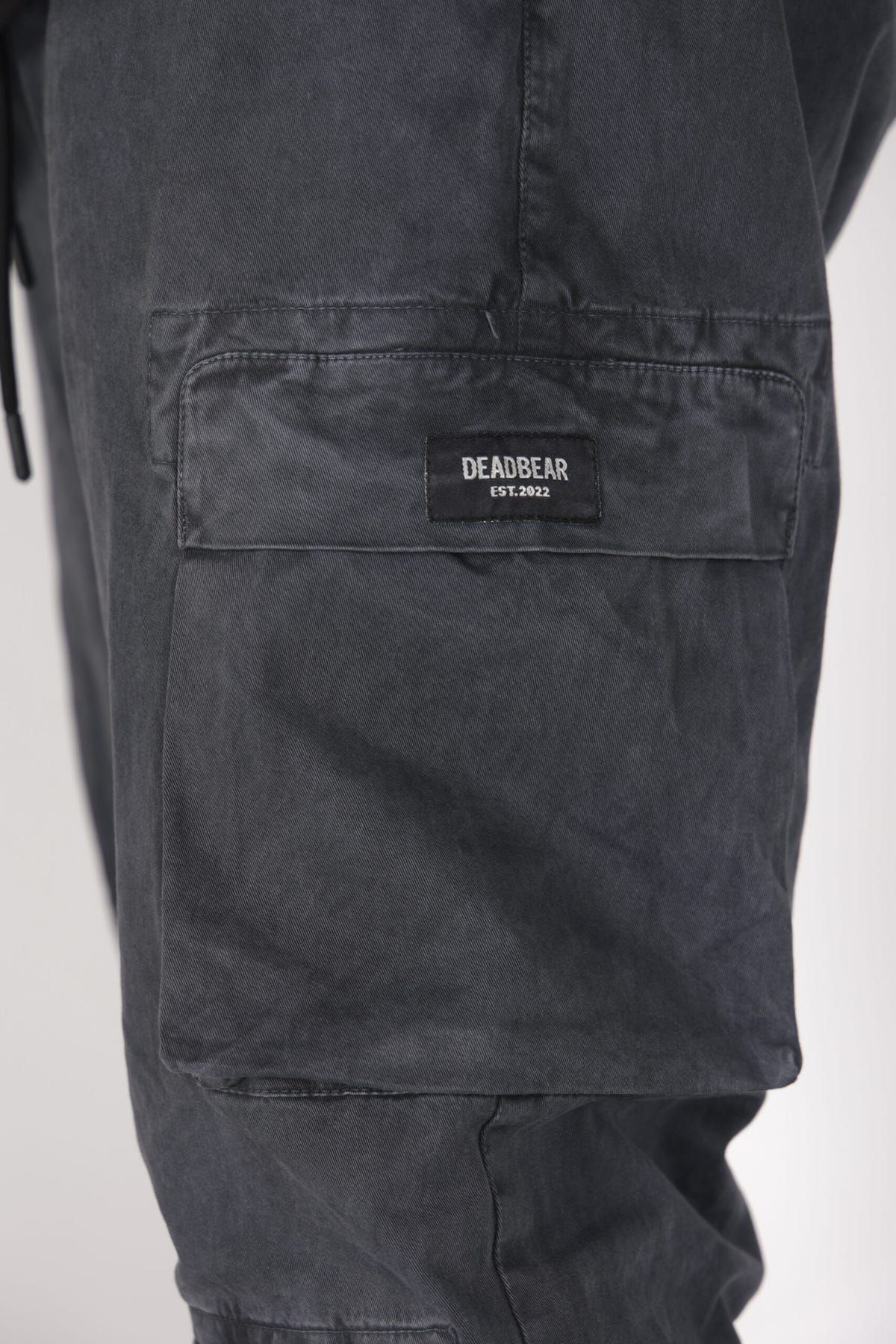 Washed Grey Cargo Pants - image 4