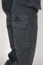 Washed Grey Cargo Pants view 5
