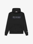 Fake Denim Hoodie Black view 2