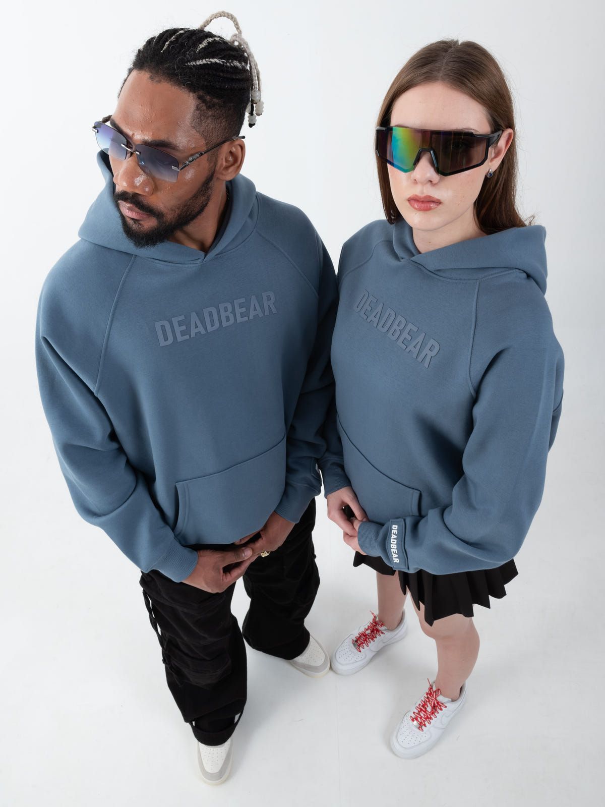 Basic Slate Blue Hoodie - image 3