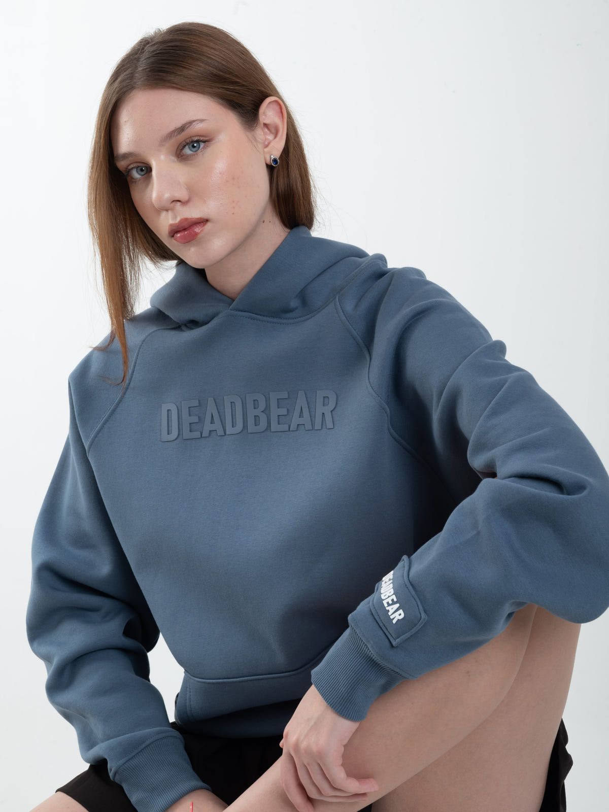 Basic Slate Blue Hoodie - image 4