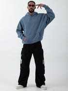Basic Slate Blue Hoodie view 6