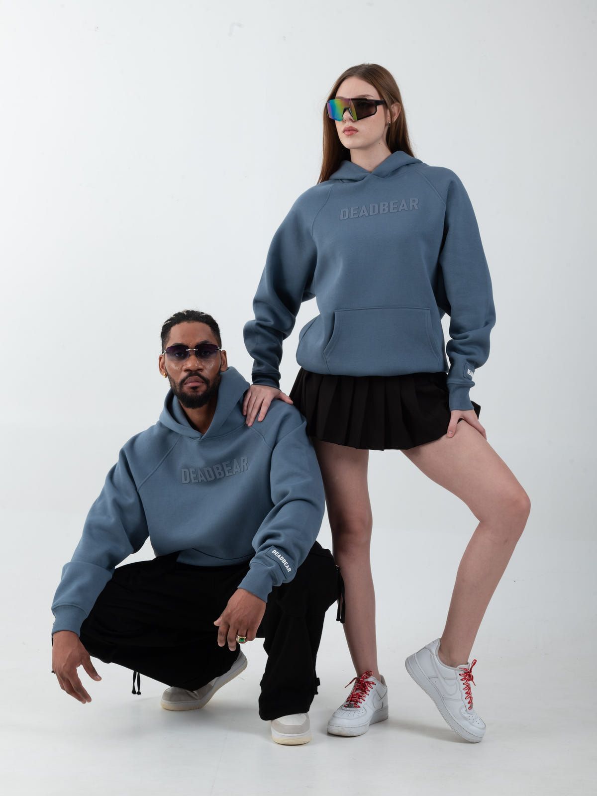 Basic Slate Blue Hoodie - image 8