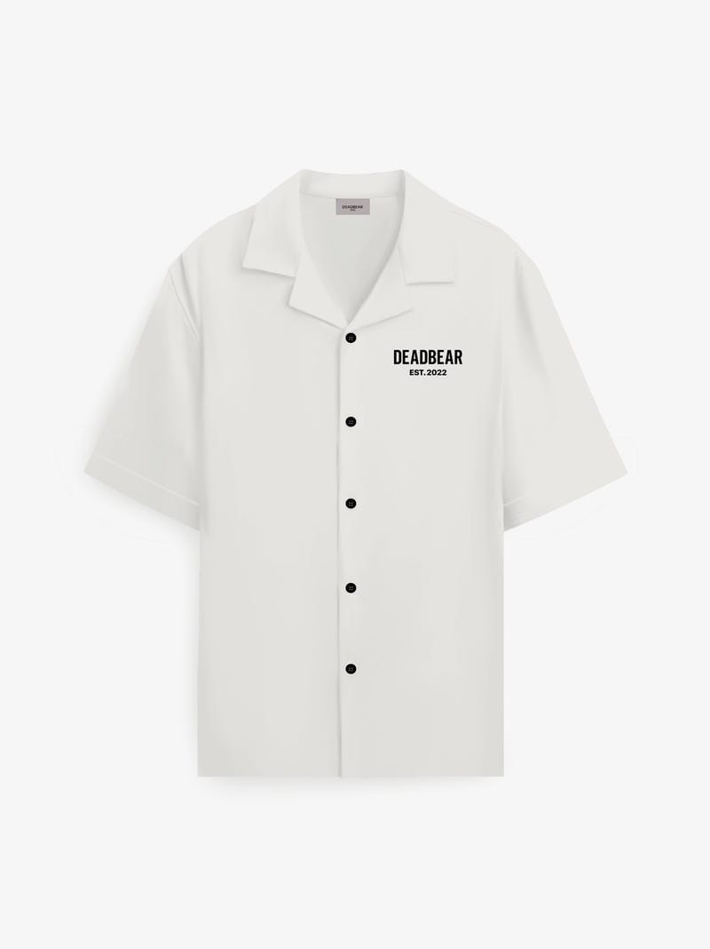 Bowling Shirt White