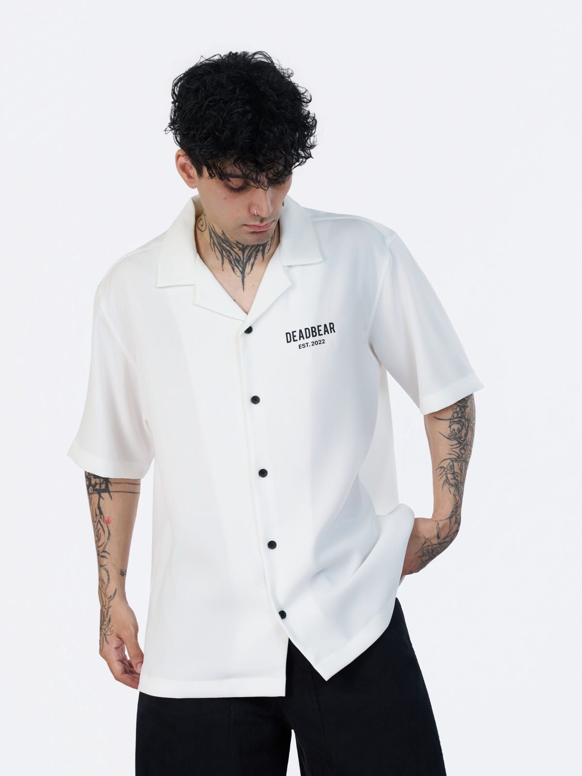 Bowling Shirt White - image 7