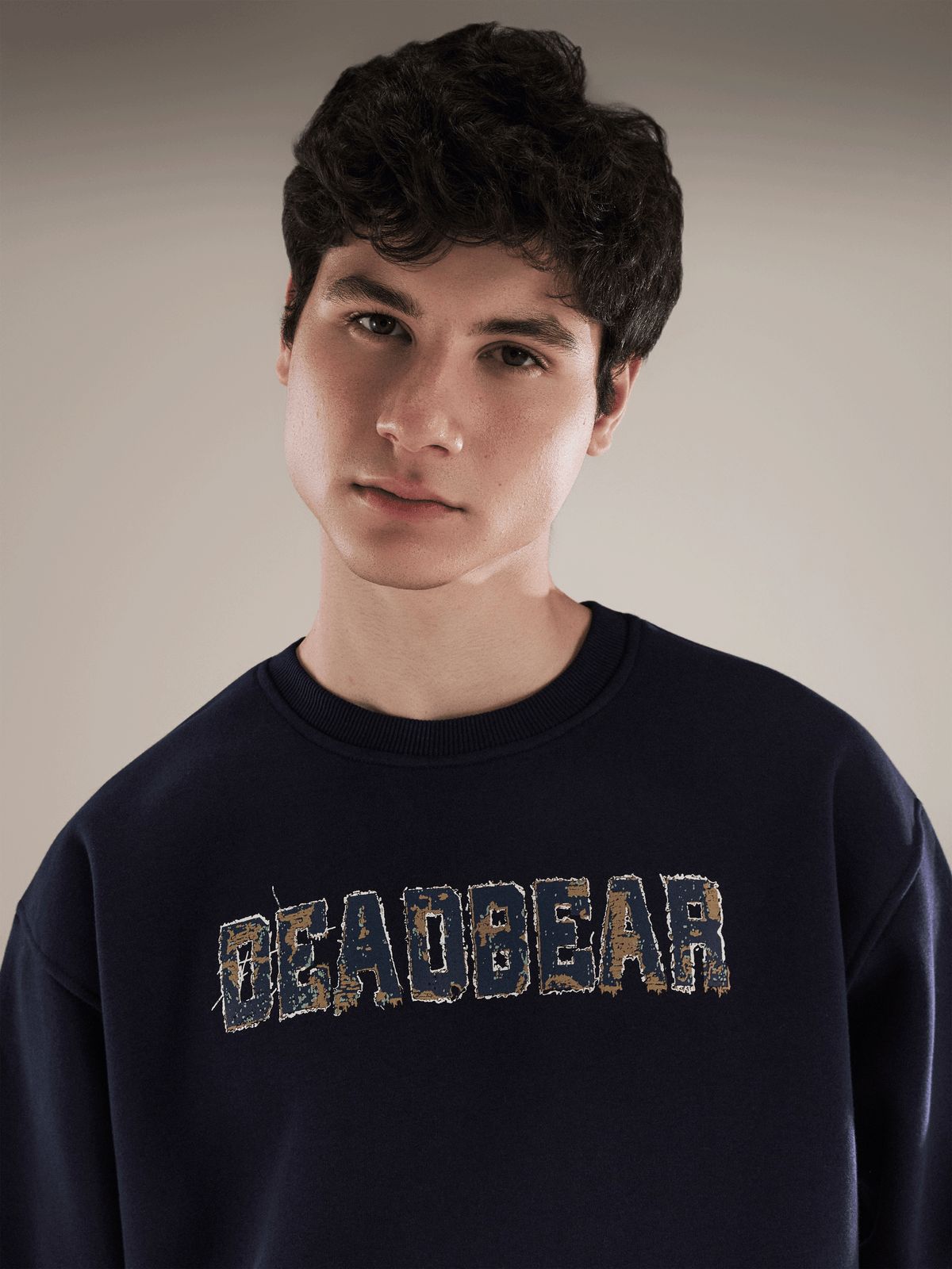 Fake Denim Sweatshirt Navy - image 6