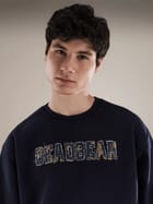 Fake Denim Sweatshirt Navy view 6