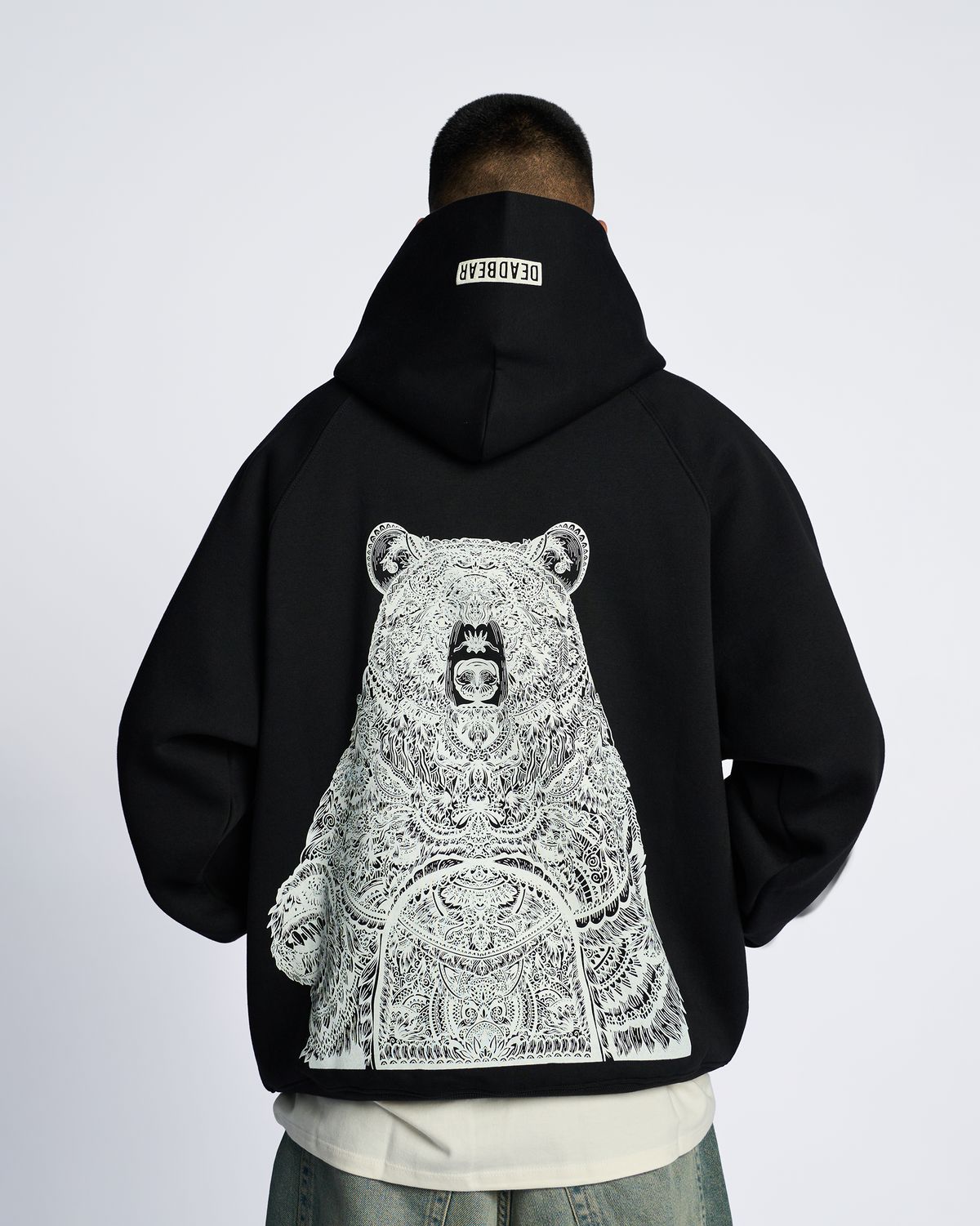 Mandala Hoodie Black - image 5