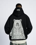 Mandala Hoodie Black view 5