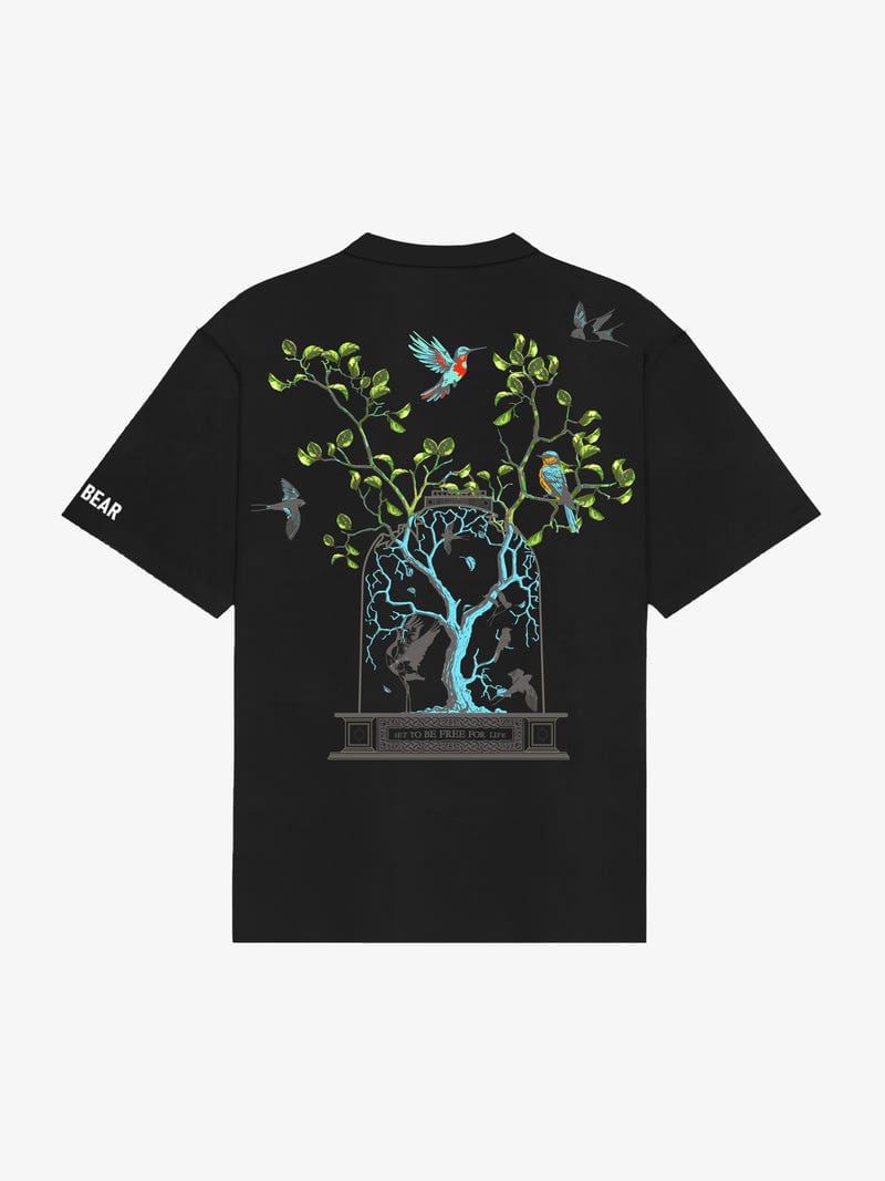 Set Free Tee Black