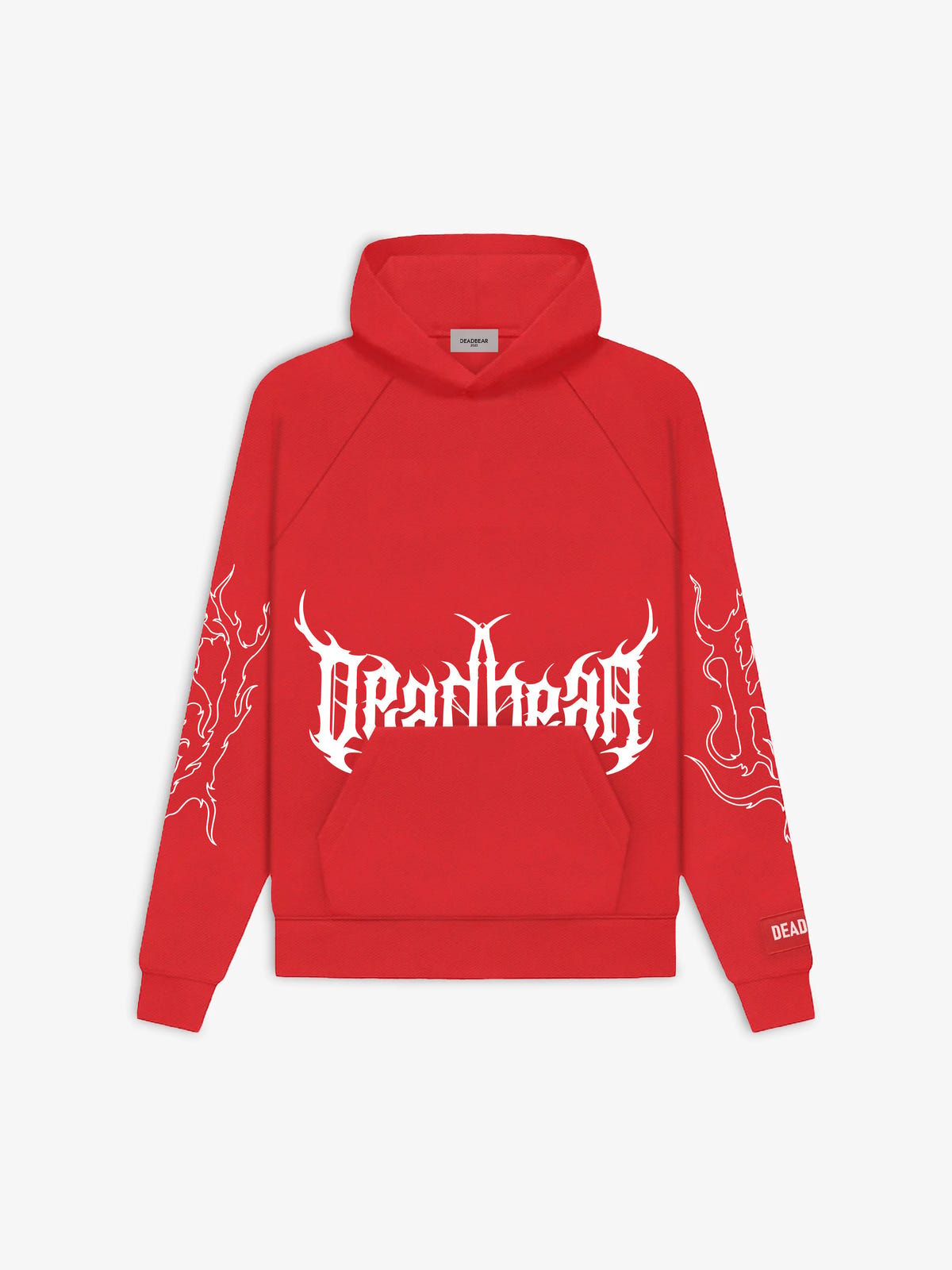 Flames Hoodie Red - image 1
