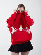 Flames Hoodie Red view 3