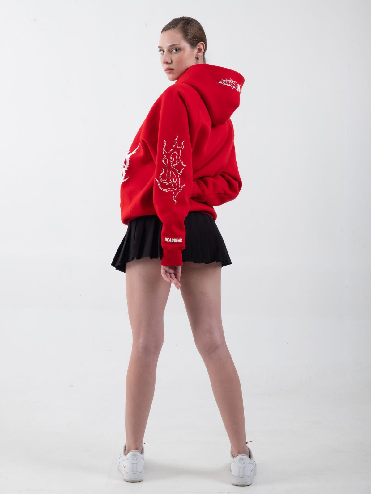 Flames Hoodie Red - image 4