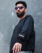 Drip Sweatshirt Black view 3
