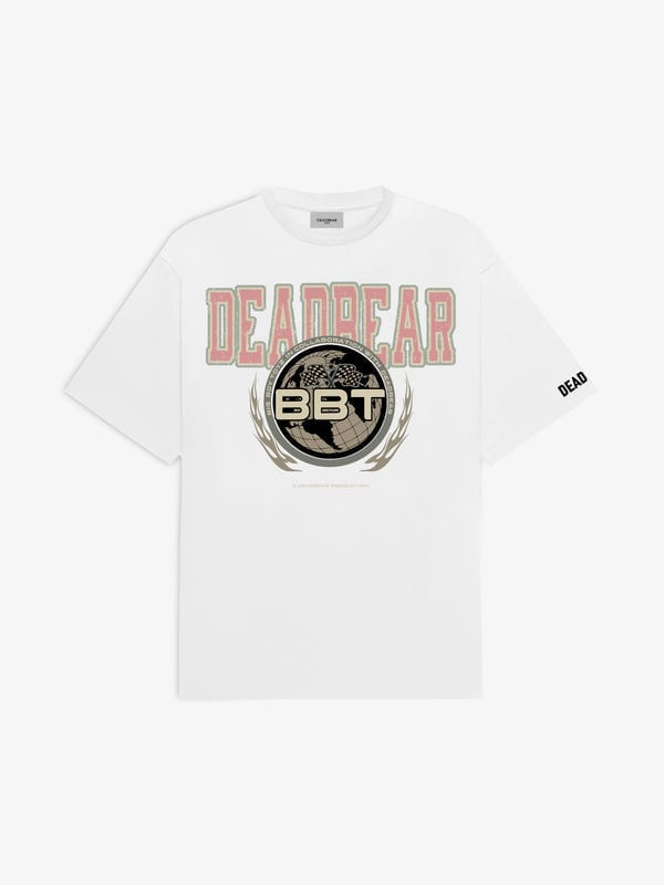 Deadbear — WORLDWIDE TEE CREAM WHITE