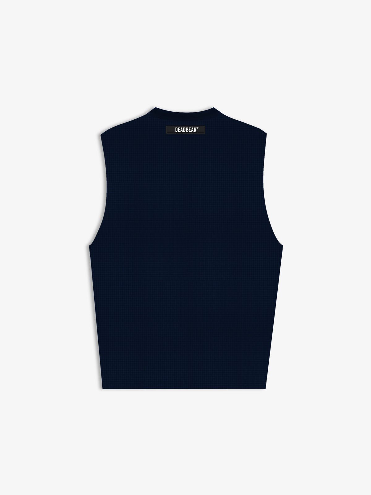 Waffle Tank Navy - image 2