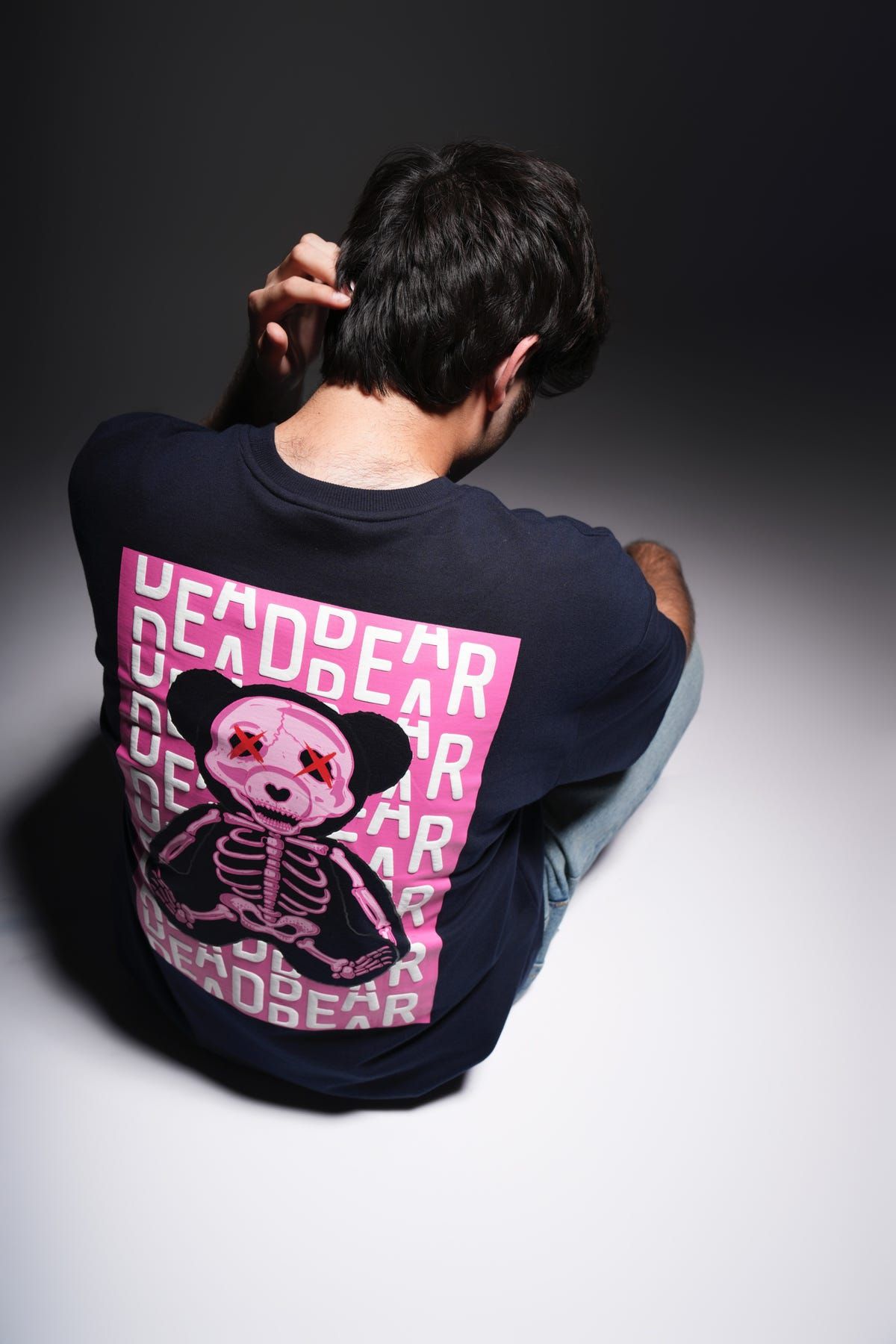 Skeleton Tee Navy - image 4
