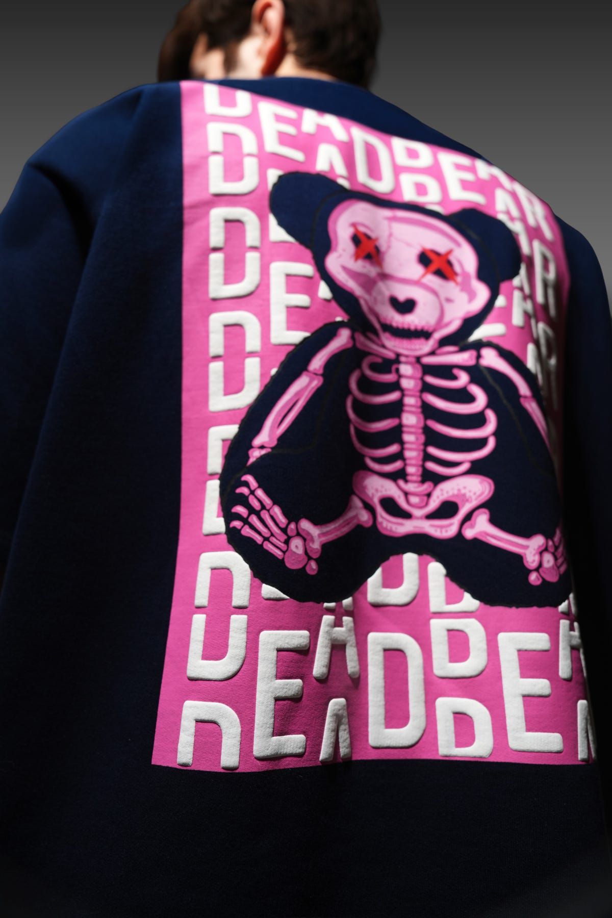 Skeleton Tee Navy - image 5