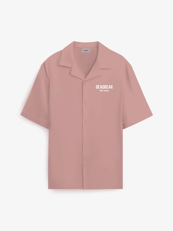 Deadbear — Bowling Shirt Pink