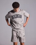 Distressed Washed Grey Shorts view 6