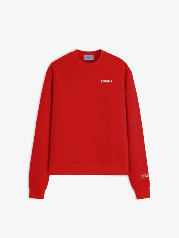 Deadbear — Drip Sweatshirt Red