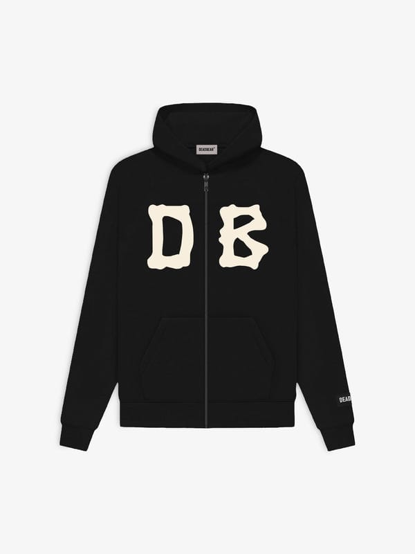 Deadbear — Bone Zipper Black