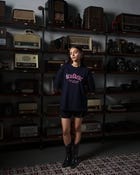 Phases Tee Navy view 3