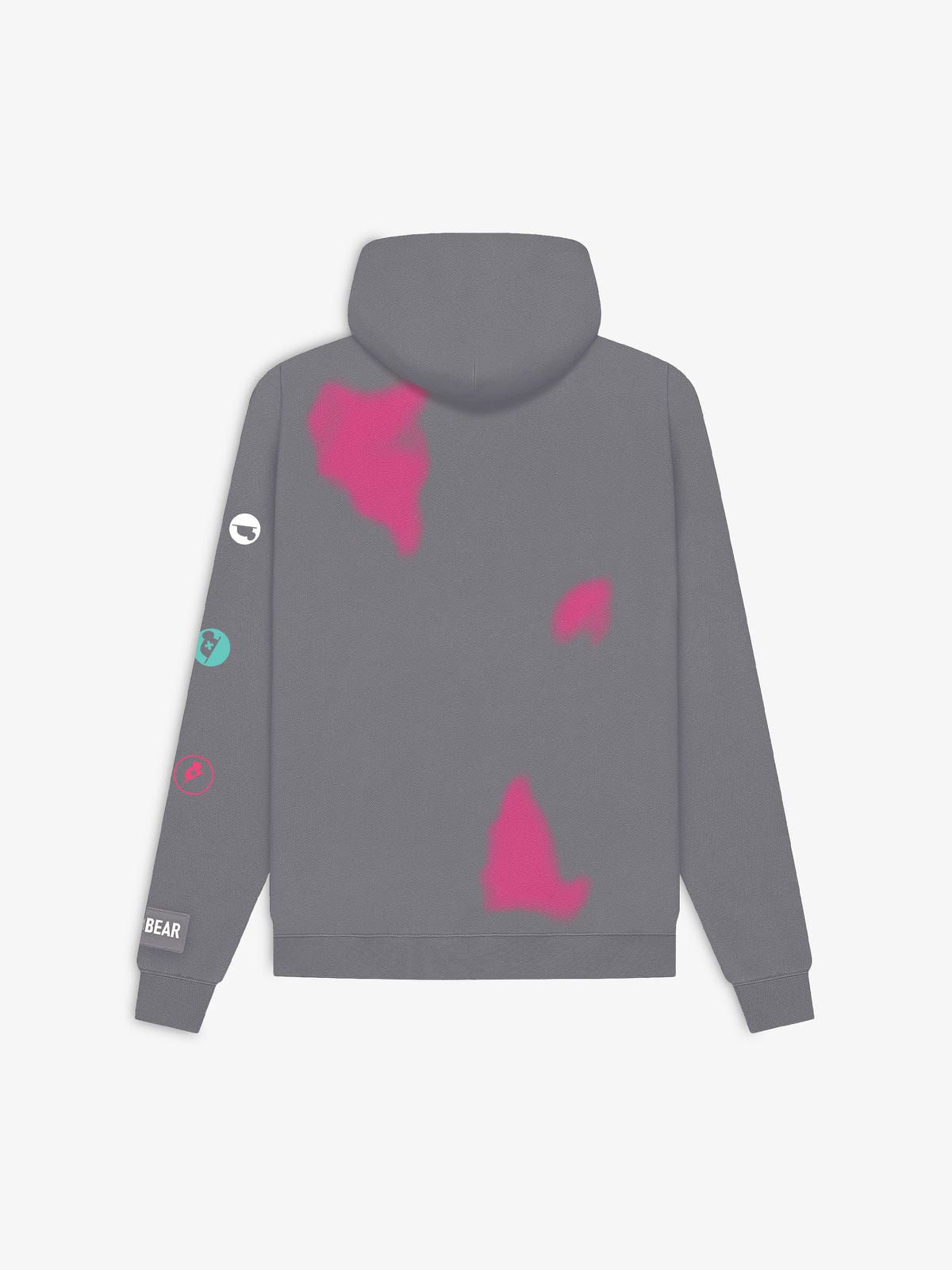 Grey Graphic Hoodie - image 2