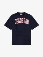 Distressed Navy Tee view 1
