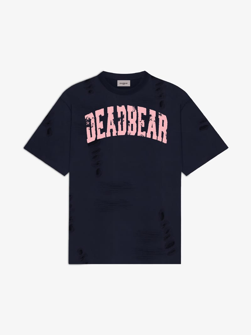 Distressed Navy Tee