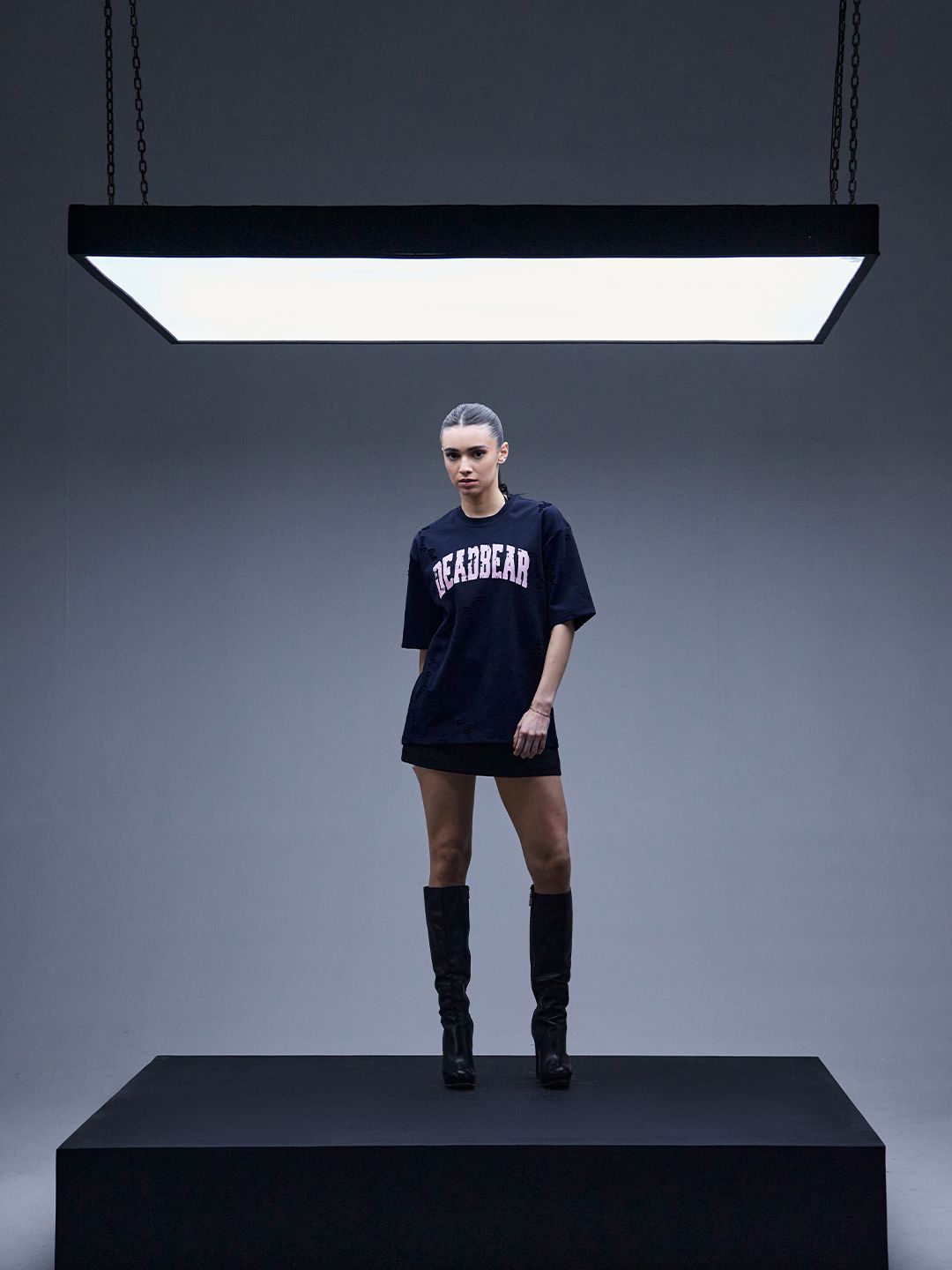 Distressed Navy Tee - image 9