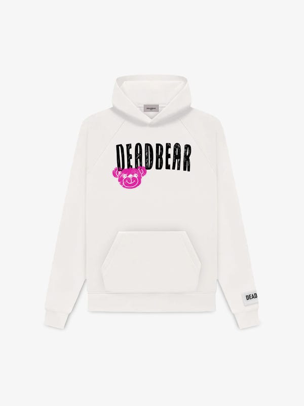 Deadbear — Cream White Graphic Hoodie